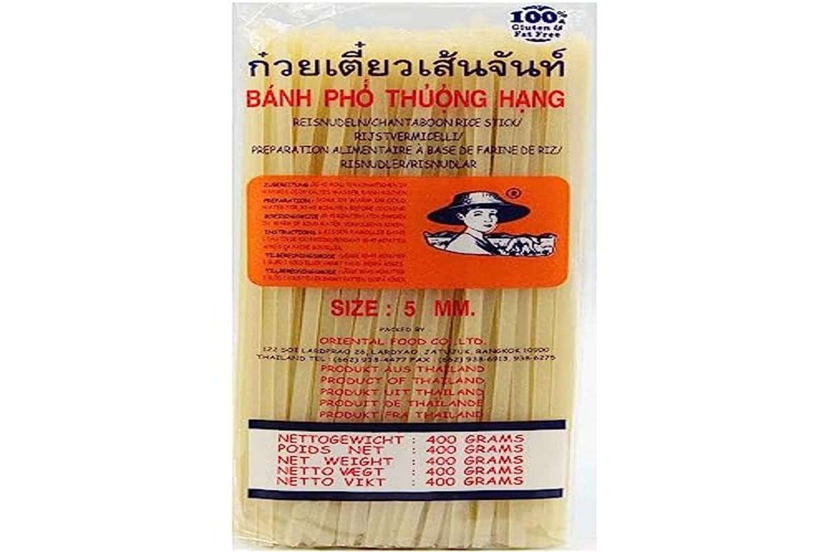 - Makaron ryżowy (prawy) 5 mm, (1 x 400 g)