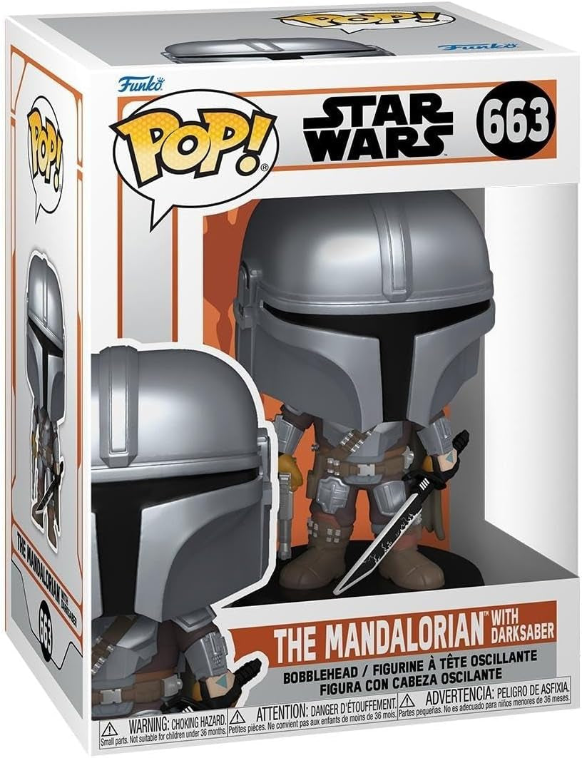 Funko Pop! Winyl: Star Wars: The Mandalorian S9 - winylowa figurka kolekcjonerska - pomysł na prezent - oficjalny towar - zabawka dla dzieci i dorosłych - fani telewizji - figurka modelu dla kolekcjonerów i eksponatów Figurki Sklep Naty Domyślny tytuł