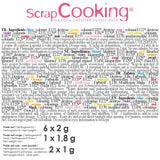 Scrapcooking - Zestaw 9 barwników spożywczych w proszku - Niebieski, Żółty, Różowy, Fioletowy, Pomarańczowy, Limonkowy, Czerwony, Pudrowy róż, Czarny - Jadalny proszek barwiący do ciast, babeczek, makaroników - 4270