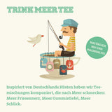 Pij więcej herbaty FRISCHER FRIESE - Organiczna herbata ziołowa | Mieszanka miętowa | Ekologiczna herbata miętowa | Herbata sypka w pudełku po herbacie | Prezent I 50 G
