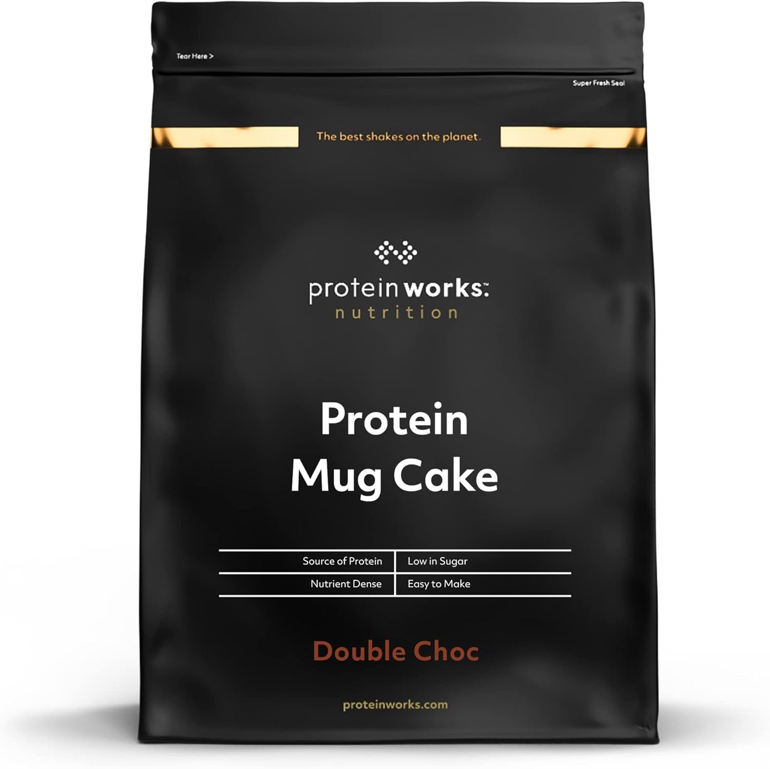 Protein Works Protein Tassenkuchen | Krem czekoladowy | Dieser Köstliche Nachtisch Ist Sehr Protein- Und Balaststoffreich| 500G Mieszanka do pieczenia i gotowania Naty Shop Schokocreme 500 G (opakowanie 1Er)