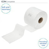 Papier toaletowy Kleenex Standard Roll 8441 – 2-warstwowy papier toaletowy – 6 opakowań po 6 rolek x 600 arkuszy każda, biały (łącznie 36 rolek/21 600 arkuszy)
