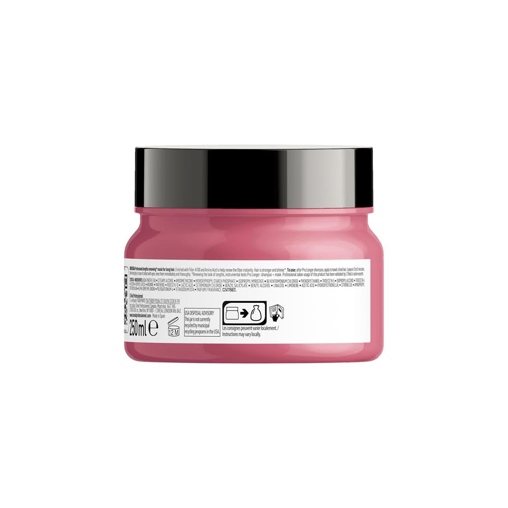 L'Oréal Professionnel Maska wzmacniająca włosy długie i cienkie z wypełniaczem A-100 i aminokwasami, Series Expert, Pro Longer Mask Maska do włosów Naty Shop