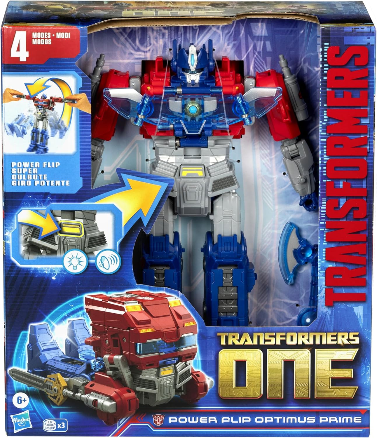Interaktywna figurka Transformers One Power Flip Optimus Prime (Orion Pax) Figurki Naty Shop