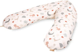 Julius Zöllner Organiczna poduszka do karmienia 190 cm, wypełnienie 42 litry Mikrokulki Eps, wyprodukowane w Niemczech Akcesoria Żywność i karmienie piersią Baby Naty Shop Wild Friends