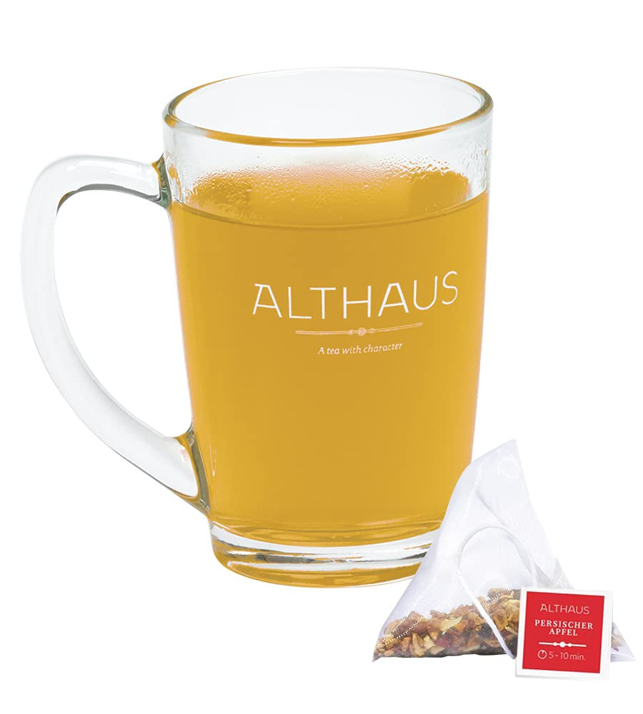 Althaus Tea PERSIAN JABŁKO ⋅ Herbata owocowa w torebkach piramidalnych PYRA PACK ⋅ Herbata owocowa o smaku jabłkowym ⋅ 15 X 2,75G