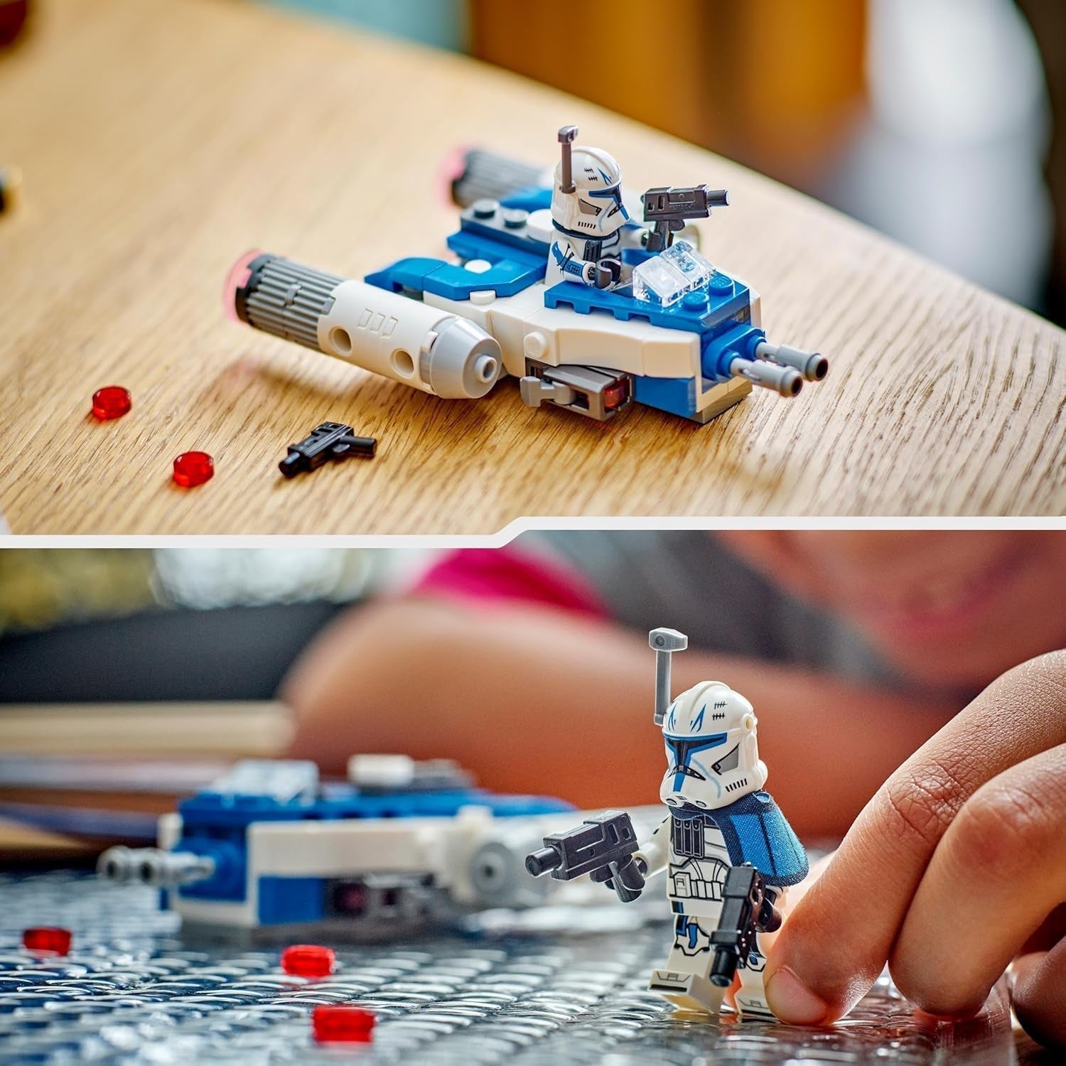 LEGO Star Wars Kapitan Rex Y-Wing Mikromyśliwiec Klocki kolekcjonerskie Statek kosmiczny Pomysł na prezent dla chłopców i dziewcząt w wieku od 6 lat 75391 Zestawy do budowania Besuche den LEGO-Store
