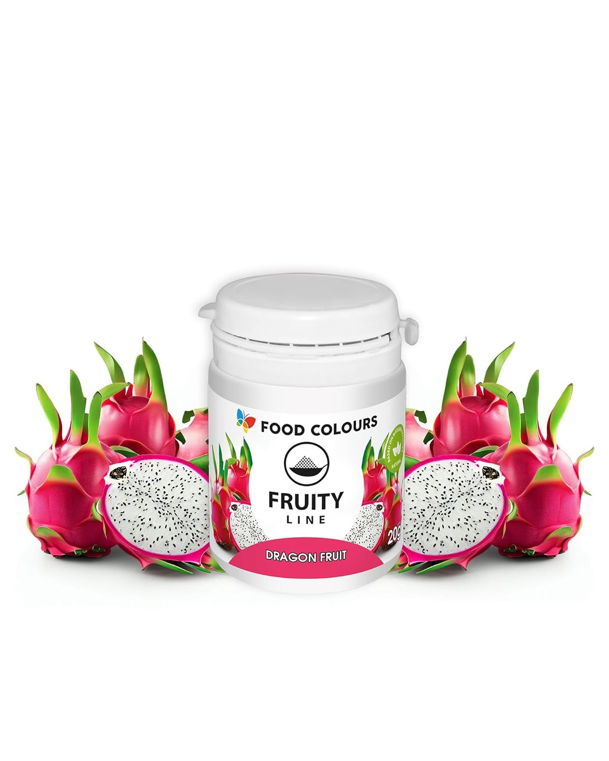Barwnik spożywczy w proszku barwnik naturalny Fruity Line BLUEBERRY 20G naturalny barwnik w proszku do kremów polewa biszkoptowa do ciasta w proszku barwnik spożywczy do galaretek do napojów