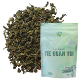 Herbata Tie Guan Yin Oolong marki Teavista - Chińska herbata premium Premium (Tieguanyin), 100g | Wspomaga trawienie i dodaje energii