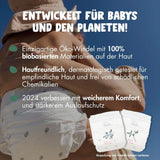 Eco Pieluchy Eco by Naty Baby Eco Diapers - pieluszki organiczne premium, ekologiczne, wykonane z materiałów pochodzenia roślinnego, idealne dla wrażliwej skóry dziecka (rozmiar 5 - 80 sztuk)