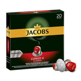 Kaffeekapseln Lungo Classico, Intensität 6 z 12, 10 x 20 Getränke & Kaffeekapseln Espresso Intenso, Intensität 10 z 12, 200 Kapseln kompatybilny z Nespresso®*, 10 x 20 Getränke
