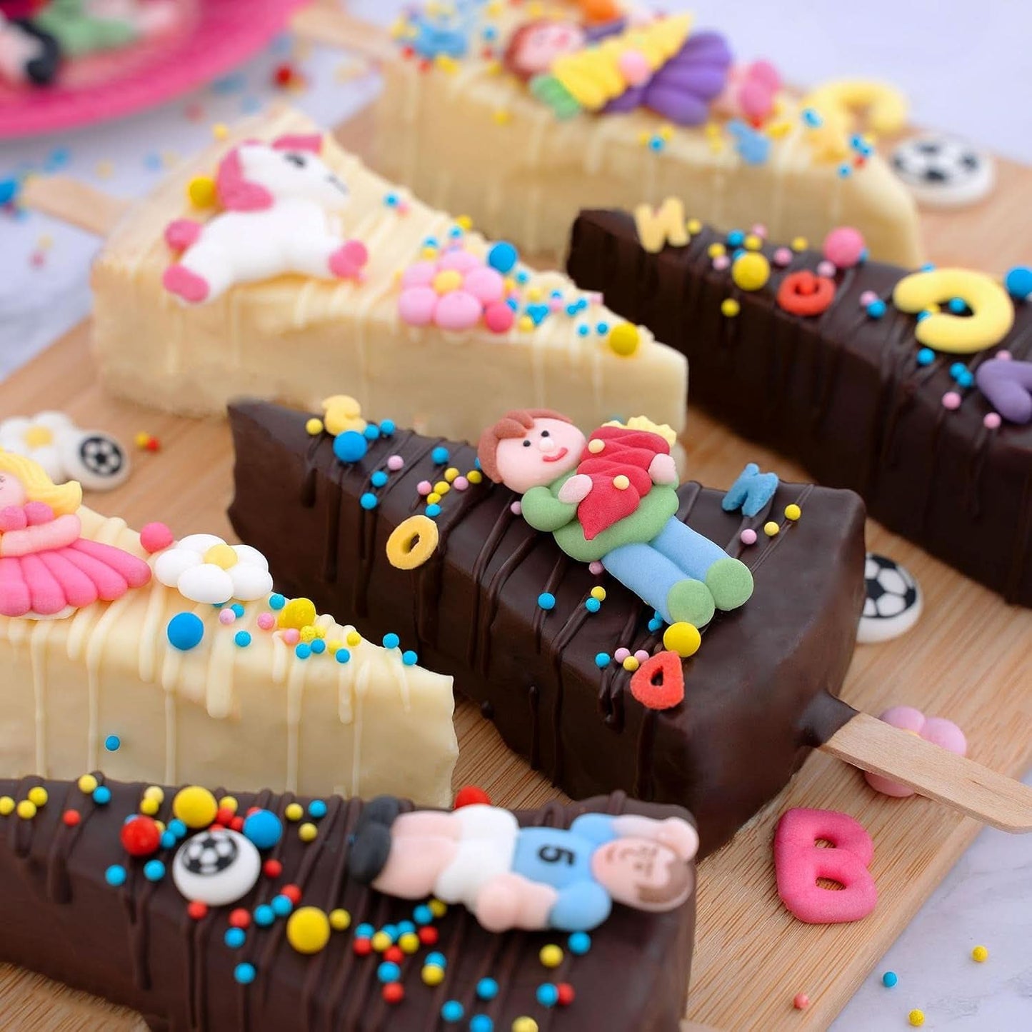Günthart, 8 cukierkowych figurek na początek szkoły i listy, 115 gramów Sprinkles Naty Shop