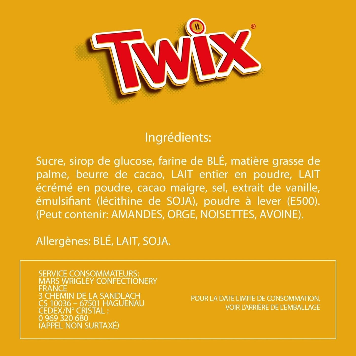 Batony białej czekolady Twix | Karmel, Ciastka, Biała Czekolada | Czekoladowe opakowanie zbiorcze | 5 batonów (5 x 46 g) (opakowanie 5 sztuk)