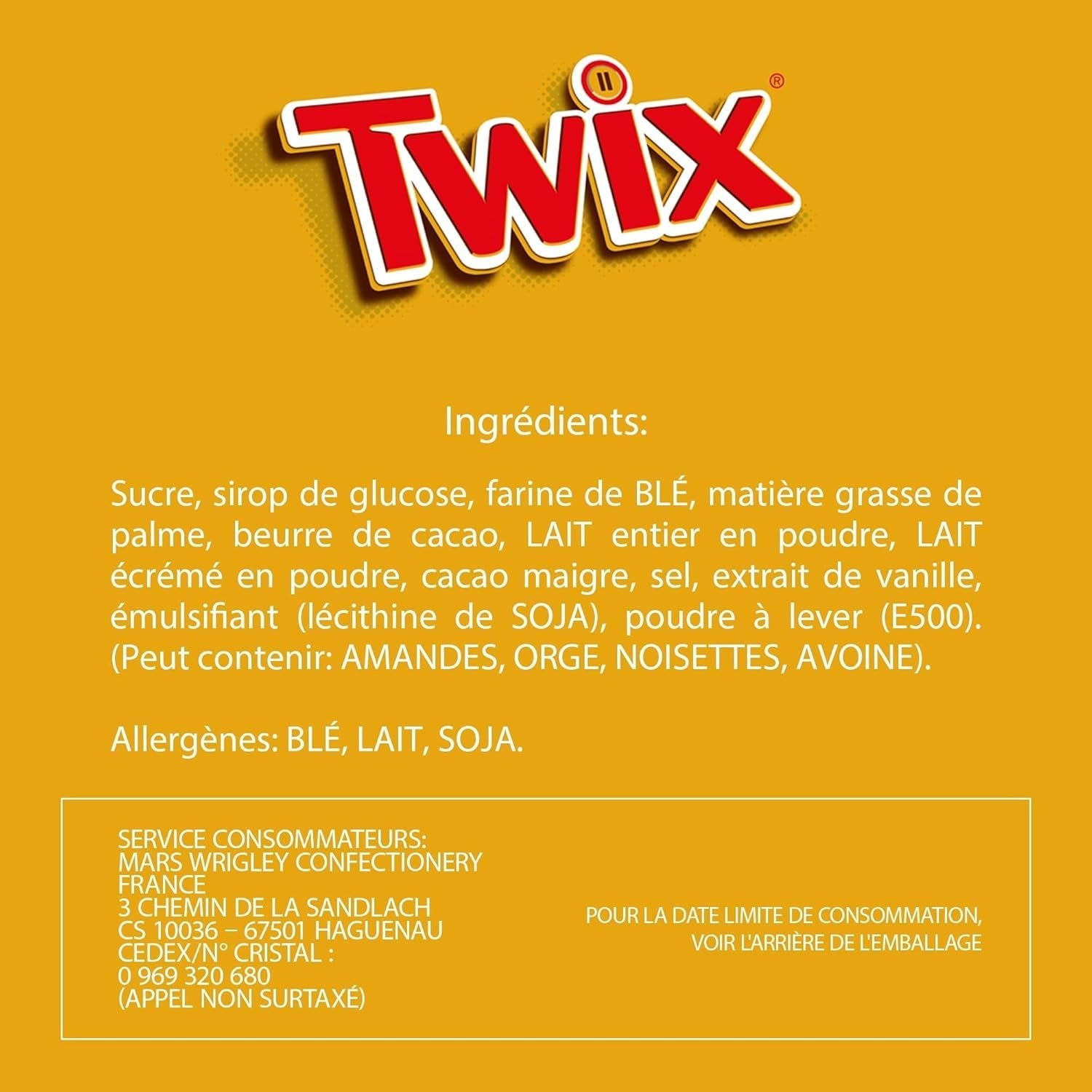 Batony białej czekolady Twix | Karmel, Ciastka, Biała Czekolada | Czekoladowe opakowanie zbiorcze | 5 batonów (5 x 46 g) (opakowanie 5 sztuk)