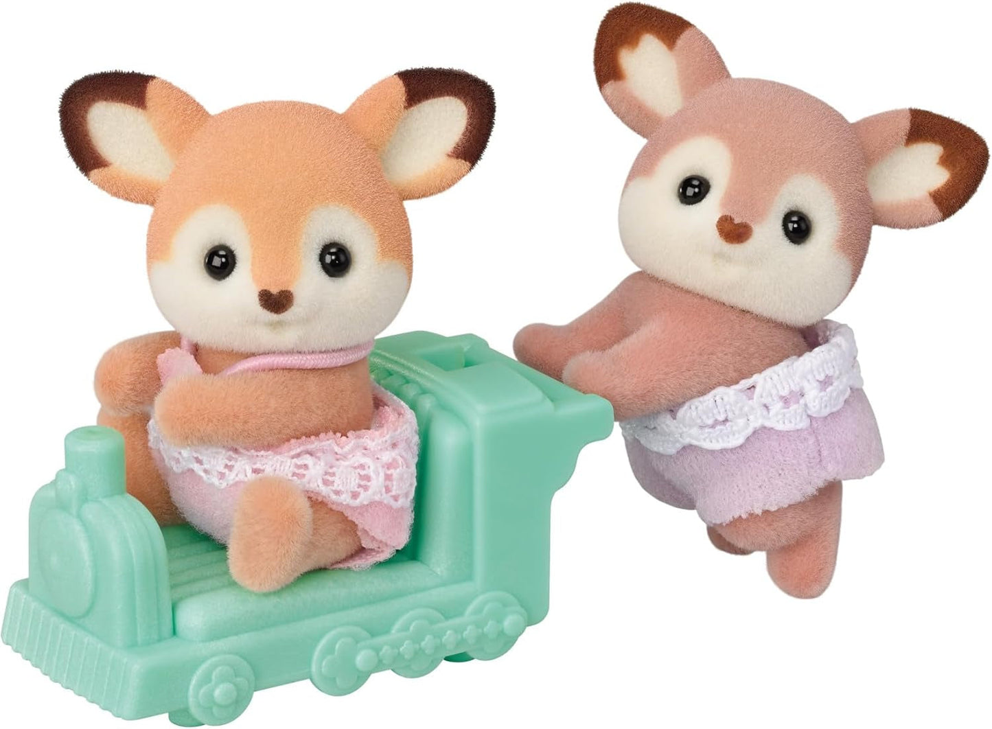 Sylvanian Families 5800 bliźniaków jeleni, zestaw figurek zwierząt, figurki zwierząt leśnych, zabawka dla dzieci w wieku od 3 lat