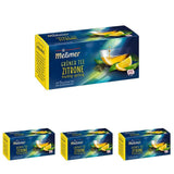 Meßmer Lemon Green Tea I 25 torebek herbaty I Wegańskie I Bezglutenowe I Bez laktozy (4 sztuki)