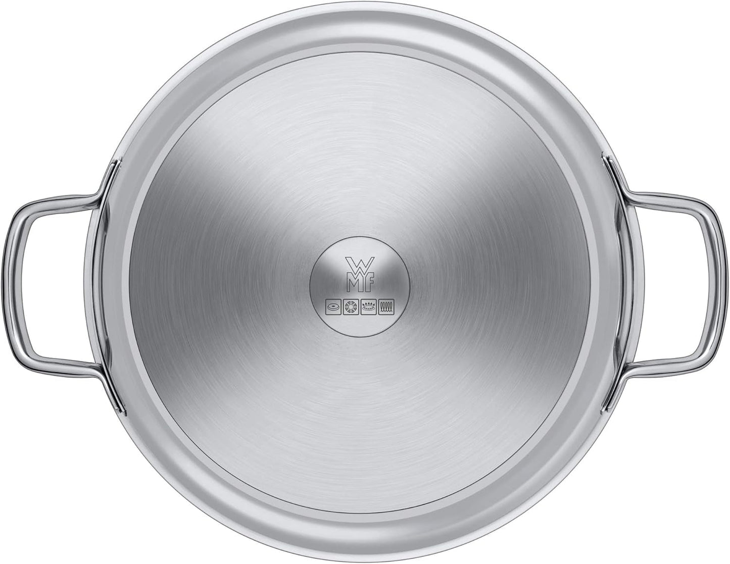 Blacha do serwowania/smażenia WMF Durado 28 cm indukcyjna, stal nierdzewna pokryta powłoką Cromargan, powłoka ceramiczna, żaroodporne Garnki i patelnie Naty Shop
