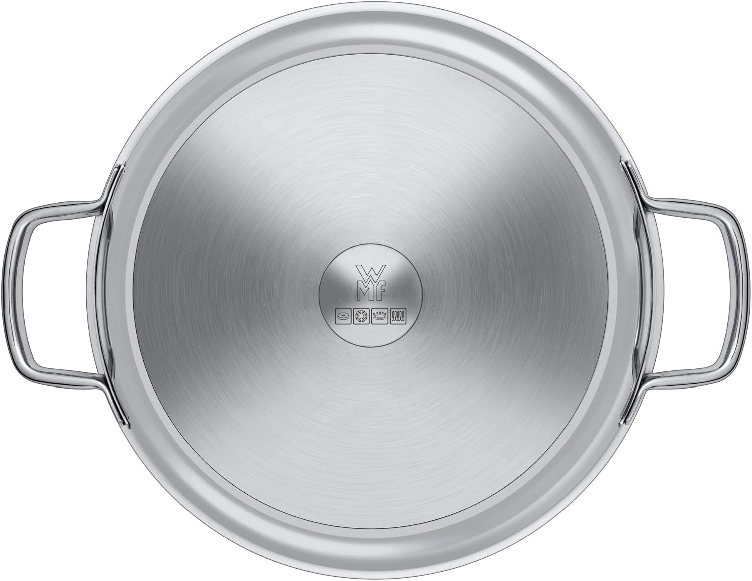 Blacha do serwowania/smażenia WMF Durado 28 cm indukcyjna, stal nierdzewna pokryta powłoką Cromargan, powłoka ceramiczna, żaroodporne Garnki i patelnie Naty Shop
