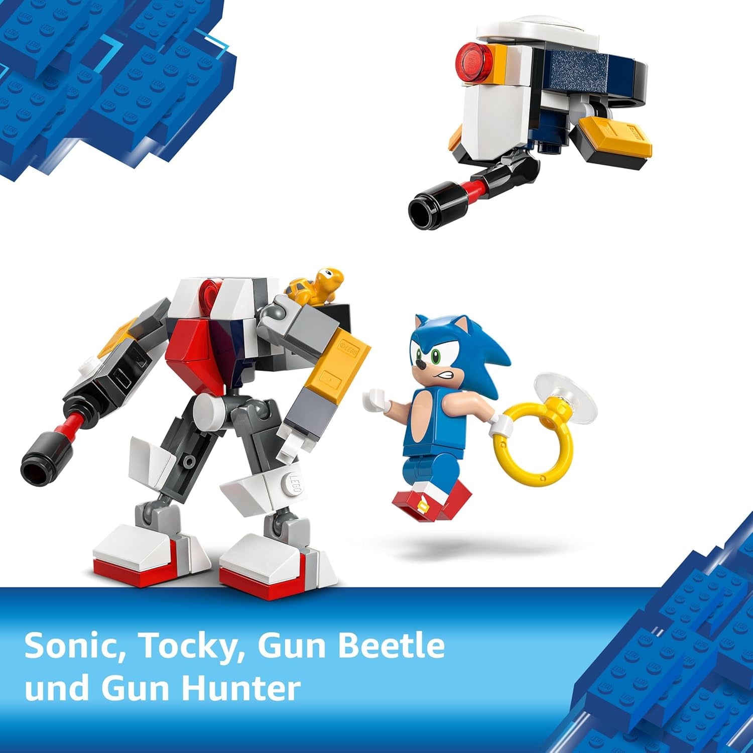 LEGO Sonic the Hedgehog Sonics Pojedynek przy ognisku Zabawka dla dzieci i fanów gier wideo Zestaw do budowania dla chłopców i dziewcząt Zestaw przygodowy dla 7-latków Kolekcjonerski 77001 Zestawy do budowania Beuche den LEGO-Store
