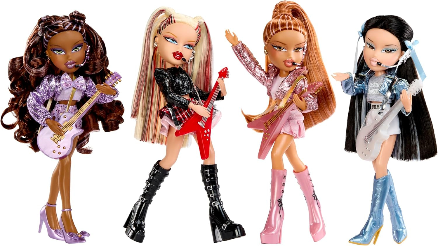 BRATZ Pop Starz Yasmin – modna lalka z kolekcjonerskim urokiem, strojem i akcesoriami muzycznymi