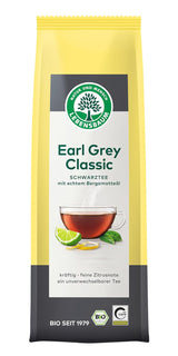 Lebensbaum Earl Grey Klasyczna czarna herbata z naturalną bergamotką i olejkiem cytrynowym, harmonijna, aromatyczna, 100% organiczna, sypka, 100g