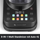 Blender AMZCHEF, 8 inteligentnych menu i 10 prędkości, ekran dotykowy LCD Kitchen Naty Shop