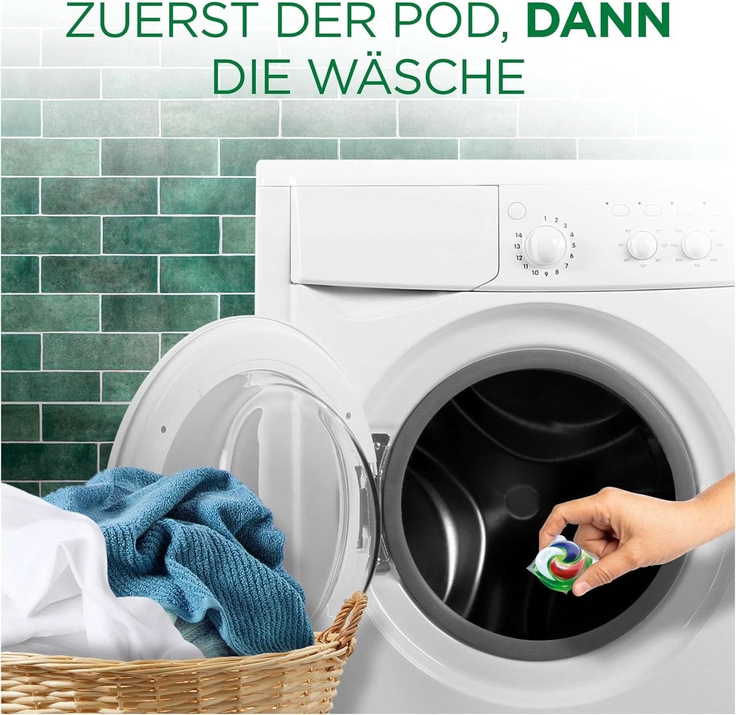 Detergent Ariel PODS All-In-1, 76 prań, detergent kolorowy, czyszczenie jasne Detergenty Rufe Naty Shop