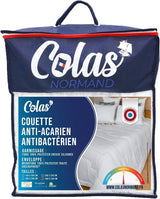 Kołdra COLAS NORMAND, antyroztoczowa i antybakteryjna, lekka, 260 X 240 cm, długotrwały efekt, idealna higiena, mikrofibra, miękka i wygodna, nadaje się do prania, biała 53130250 Naty Shop Kołdry i kołdry Biały 260X240 Cm