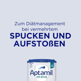 Aptamil Anti-Reflux - Kompletna formuła od urodzenia Zarządzanie dietą Wymioty i zarzucanie pokarmu Pokarm dla niemowląt Mleko w proszku 1 x 800g