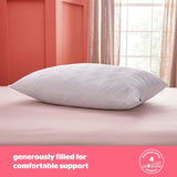 Poduszka Silentnight Ultimate - miękka i podtrzymująca poduszka do łóżka z luksusową pikowaną poszewką Pinsonic Soft Touch, hipoalergiczna, nadająca się do prania w pralce, dla osób śpiących na plecach i na boku, 1 szt. Poduszki standardowe Naty Shop
