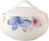 Villeroy & Boch Mariefleur Gris Podstawowa cukiernica, porcelana premium, biały/wielokolorowy