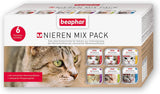 BEAPHAR – Renal Diet Mixed Package – Kompletna karma dla kotów z przewlekłą niewydolnością nerek – Wspomagająca pracę nerek – 6 x 100 g