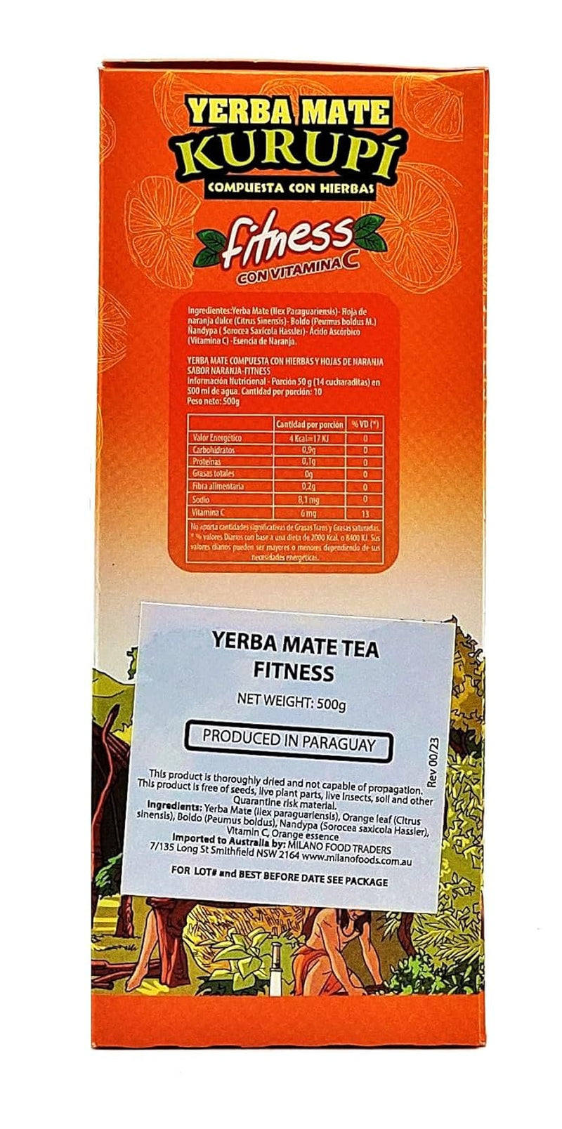 Herbata Yerba Mate 500G |  Fitness 500G | Herbata ziołowa Yerba Mate