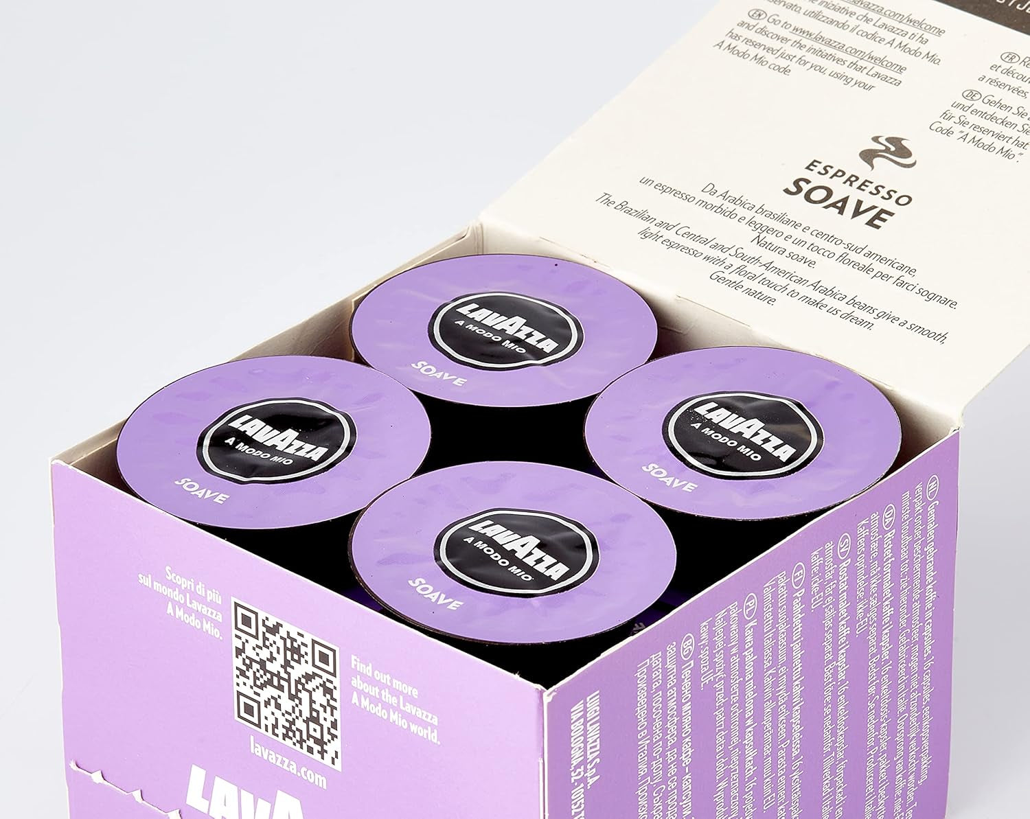 Lavazza A Modo Mio Espresso Soave, 1 x 16 kapsułek (1 x 112 g)
