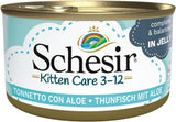 Mokra karma dla kotów Cat Jelly Kitten Tuna with Aloe Vera, galaretka, 24 opakowania x 85 g