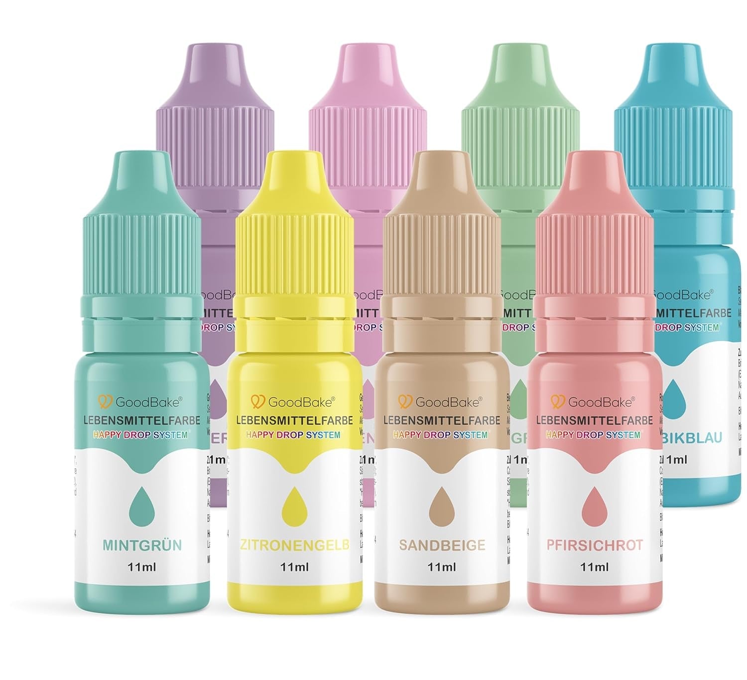 Goodbake Pastel Sand Beige Barwnik spożywczy (11ml) - Barwnik spożywczy w dużej dawce - Do barwienia ciast, kremów, kremów maślanych, makaroników, napojów, śluzów i wielu innych produktów. 100% wegańskie