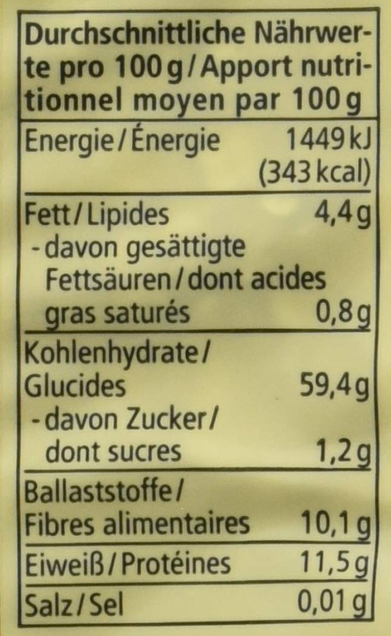 Bio 3-Korn Flocken, 500 g płatków zbożowych Naty Shop