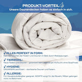 Kołdra Comfort (90 puchu / 10 piór), biała, 155 X 220 cm Kołdry i kołdry Naty Shop