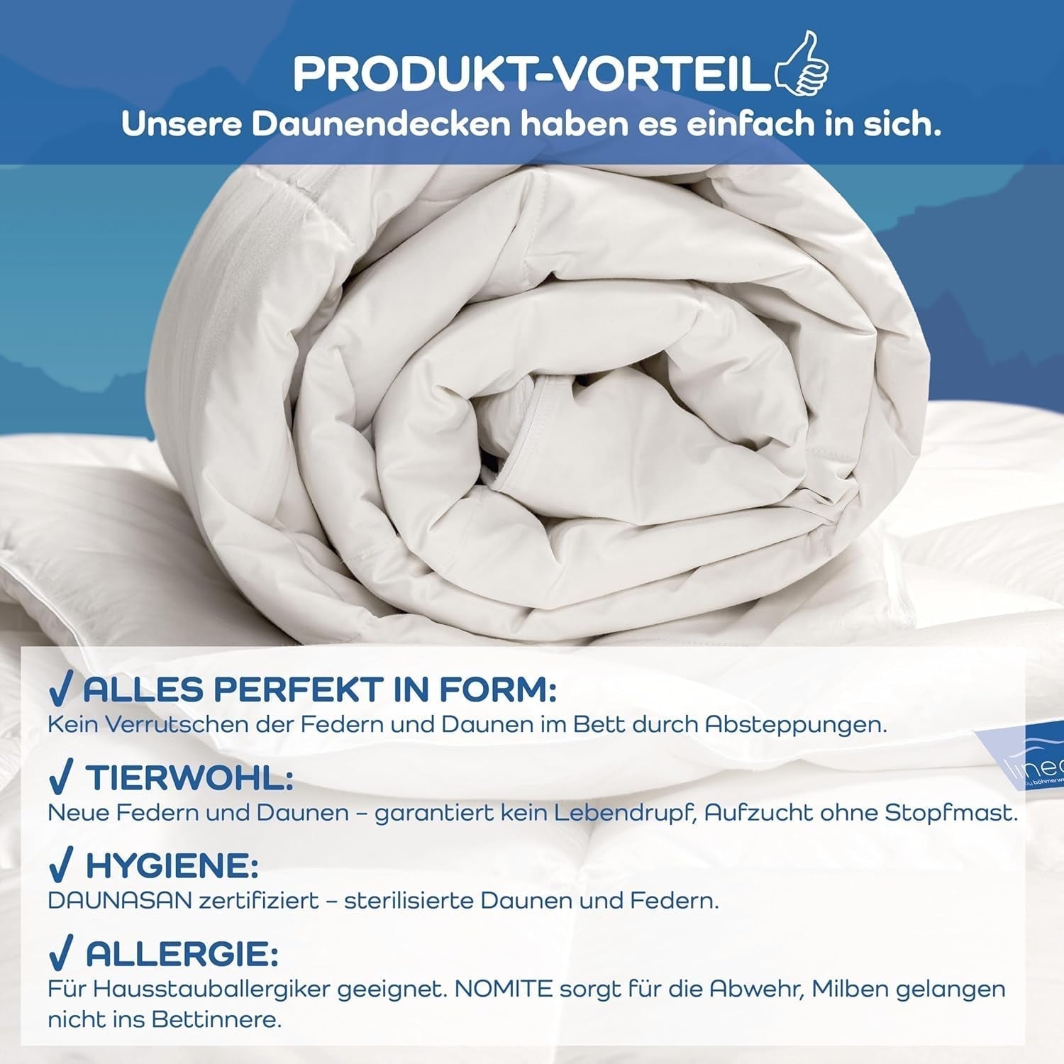 Kołdra Comfort (90 puchu / 10 piór), biała, 155 X 220 cm Kołdry i kołdry Naty Shop
