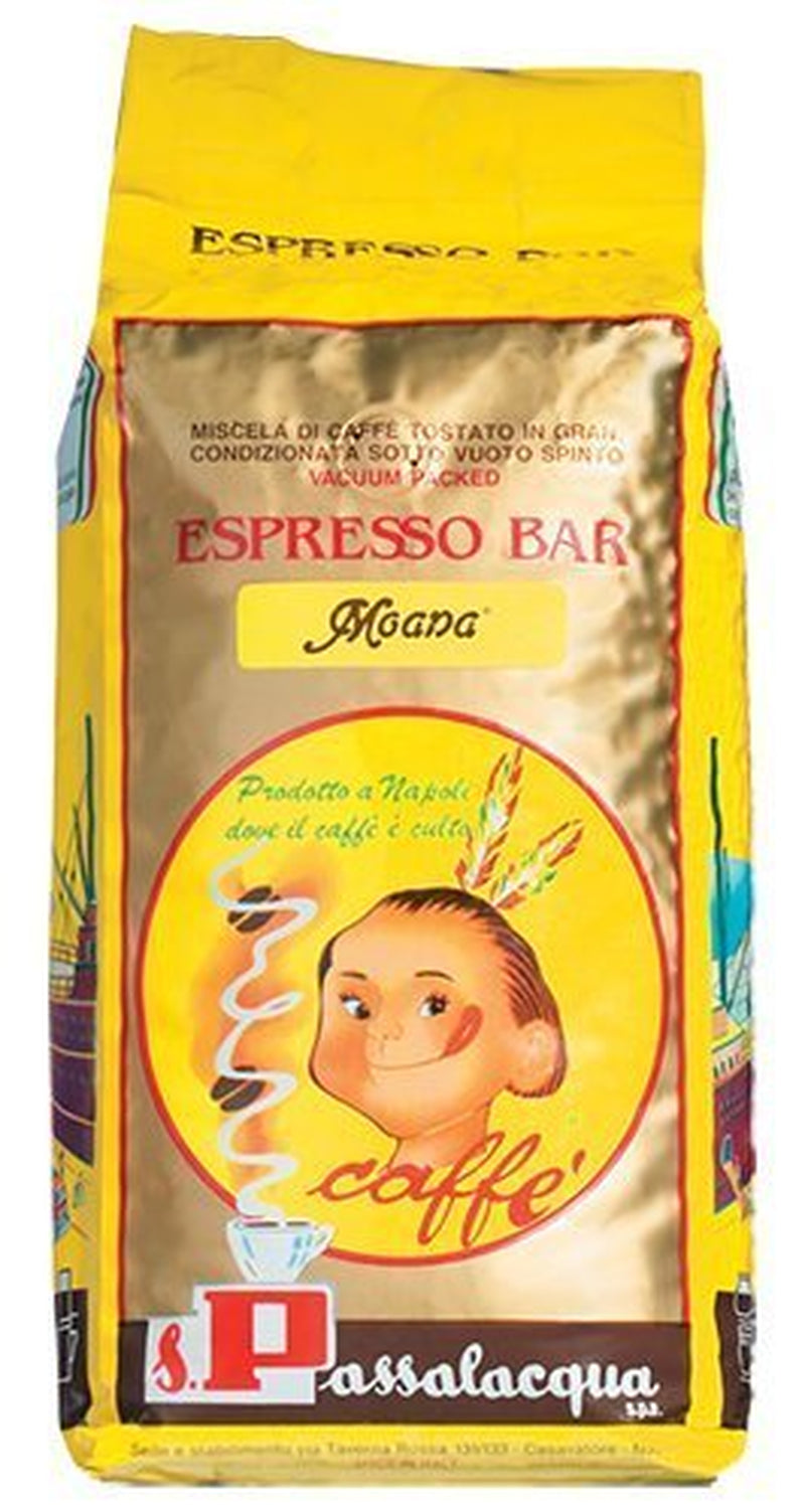KAWA PASSALACQUA MOANA - ESPRESSO - 1 kg OPAKOWANIE KAWY ZIARNA