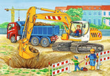 Ravensburger Puzzle dla dzieci - 07616 Plac budowy i gospodarstwo rolne - Puzzle dla dzieci od 3 lat, zawierające 2X12 elementów Puzzle Naty Shop