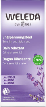 WELEDA BIO kąpiel zdrowotna z naturalnymi kosmetykami z prawdziwym olejkiem lawendowym na uspokojenie zmysłów i dobry sen, 200 ml Prysznic i kąpiel Naty Shop