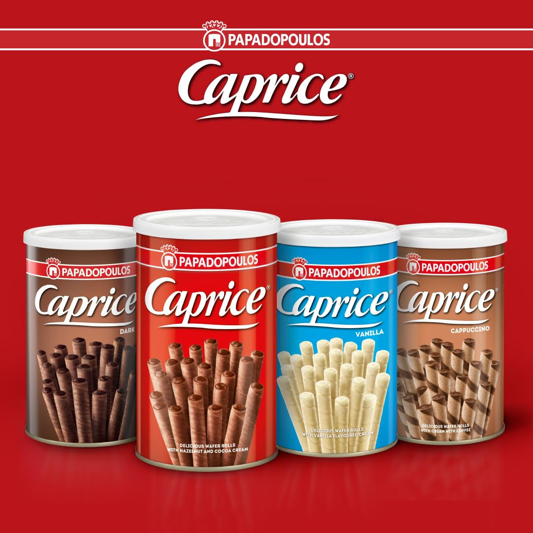 PAPADOPOULOU CAPRICE wafelek z kremem kakaowym i orzechami laskowymi 400G
