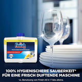 Finish Deep Machine Cleaner Citrus - płynny środek do czyszczenia maszyn przeciw osadom z kamienia i tłuszczu, zapewniający czystą zmywarkę - opakowanie ekonomiczne Naty Shop