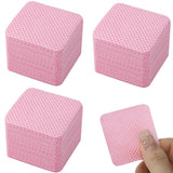 300 Stück Nagellackentferner Pads, Fusselfreie Nägel Wattepads Für Nägel Nagellackentferner Niestrzępiące się chusteczki do paznokci Cleaner Gelnägel - Rosa