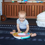 Mały Einstein, Hape, Cal's Smart Sounds Symphony Magic Touch Drewniana elektroniczna zabawka aktywna w 3 językach (angielskim, francuskim i hiszpańskim), 3 tryby, od 6 miesiąca życia Zabawki dla dzieci Naty Shop