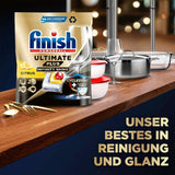 Tabletki Finish Ultimate plus Infinity Shine Citrus do zmywarki - Tabletki do zmywarki, intensywne czyszczenie - 105 kapsułek, cytrynowe Naty Shop