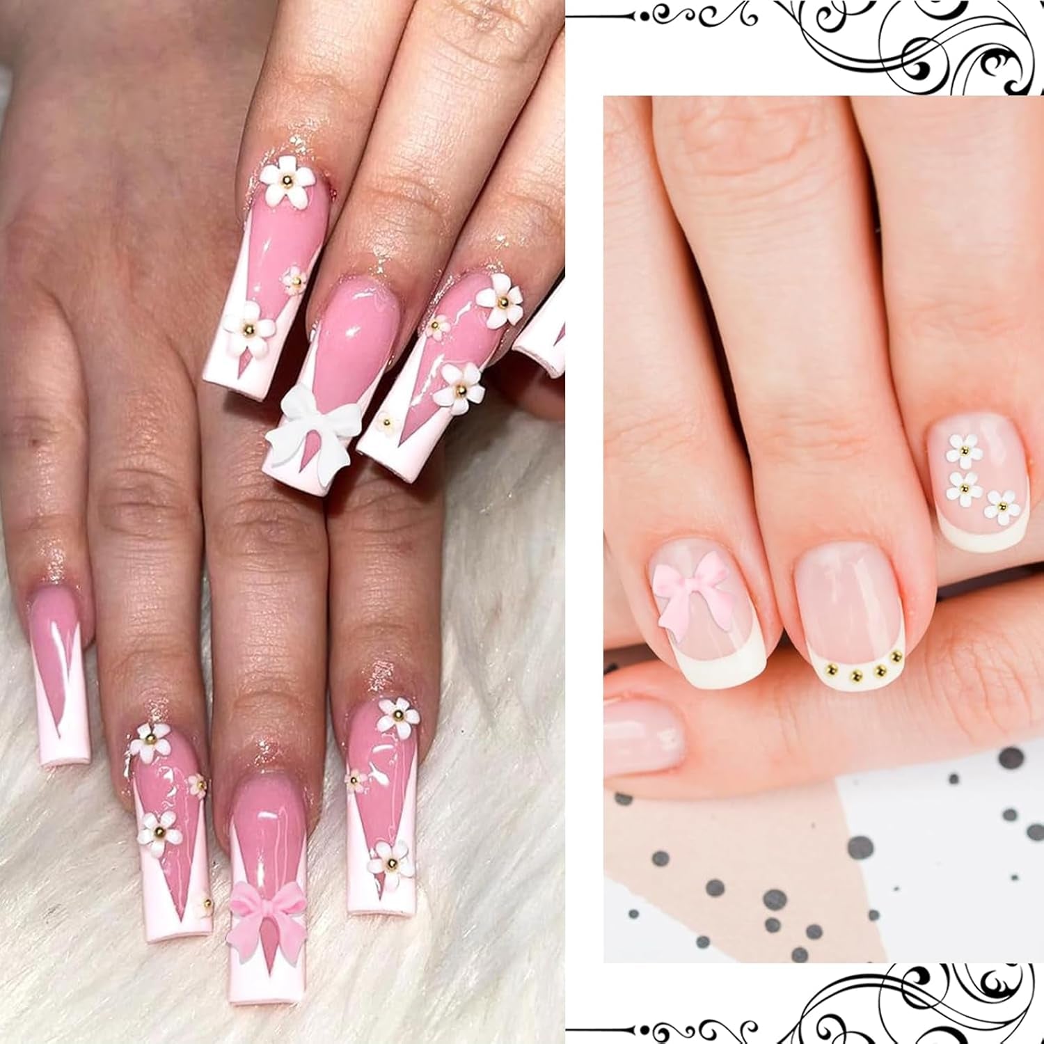 1 Karton Nail Art Charms, 3D Flowers Nagelkunst Charms, Acryl Blumen Nagel Strass Mit Ozdoben, Nagel Edelsteine, Nagel Zubehör Für Mädchen, Nagelkunst Dekoration, DIY Handwerk Nail Design