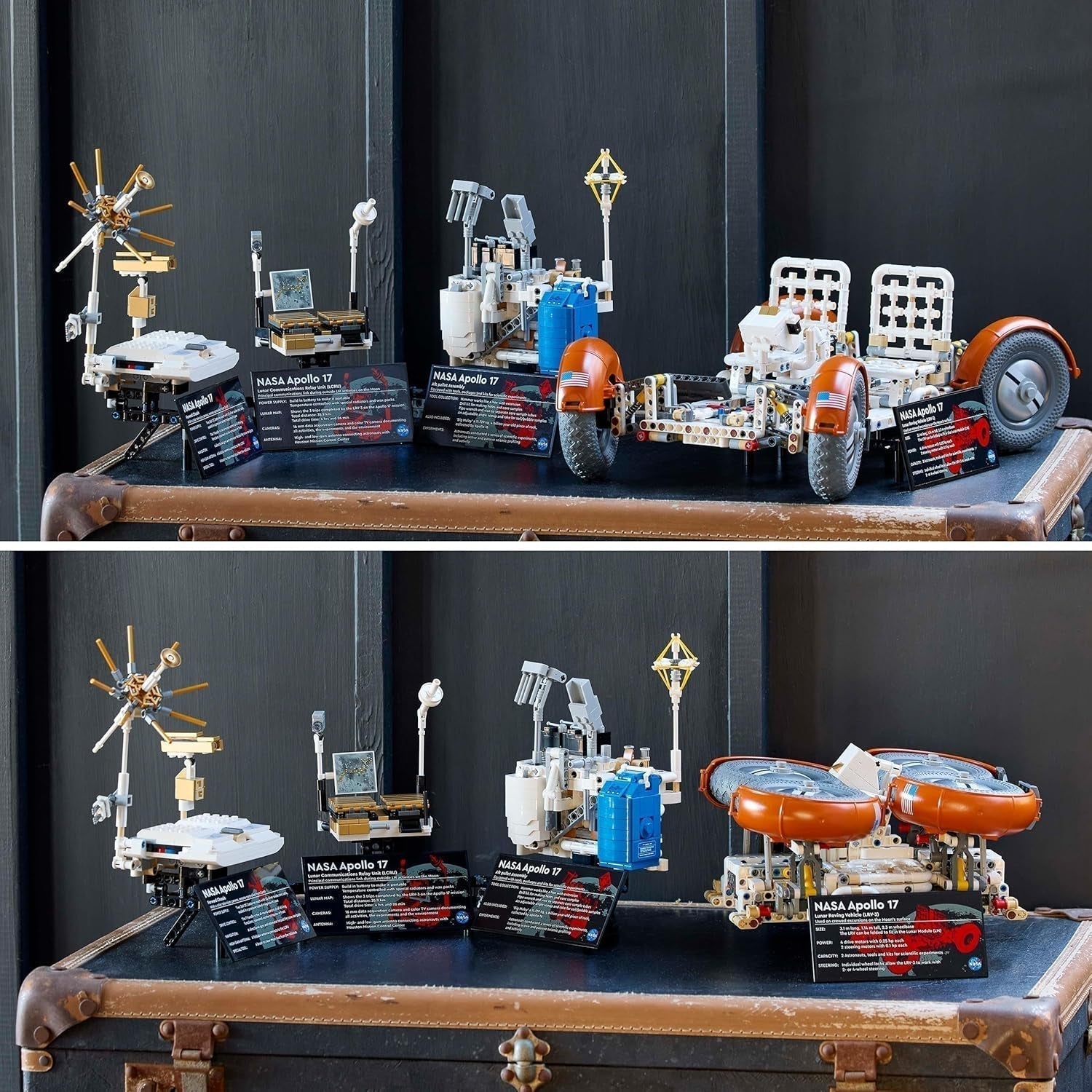 LEGO Technic NASA Apollo Lunar Roving Vehicle (LRV), model łazika księżycowego dla dorosłych, kosmiczny przedmiot kolekcjonerski dla miłośników nauki, zabawka do budowania, model pojazdu kosmicznego 42182 Zestawy do budowania Kup w sklepie LEGO