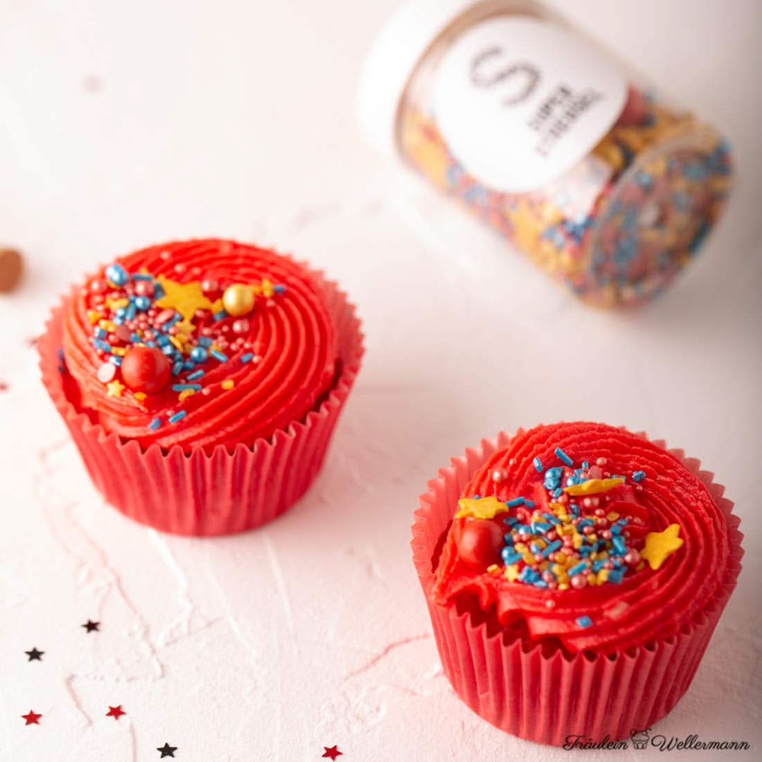 Super Streusel SuperErou, mieszanka posypek, 90 gramów Sprinkles Naty Shop